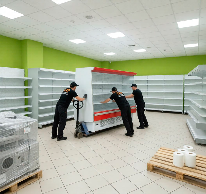 Переезд магазина в Белозерске